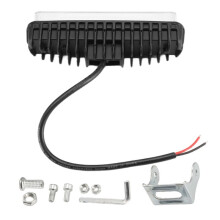 4 Pollici 30W Linea Rossa LED Carrello Elevatore Auto Spia Lampada di Sicurezza di Lavoro Barra Magazzino Luce di Area di Pericolo, 10-80 V