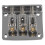 3 String Guitar  String Bridge Bridge Pull String Hard Tail Guitar Bridge Tail 3 String Guitar Replacement Silver 2