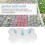 Three Waveform Garden Path Plastic Concrete Paving Brick Mold Diy Walkway Cement Brick Mold 4