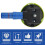 3 Inch Concave Vacuum Cup 75mm Heavy Duty Hand Pump Suction Cup with M6 Threaded Stud 3