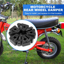 Juego de Amortiguadores de la Rueda Trasera de la Motocicleta Amortiguador Negro de la Rueda Trasera para VT750 C CD Shadow Sprocket