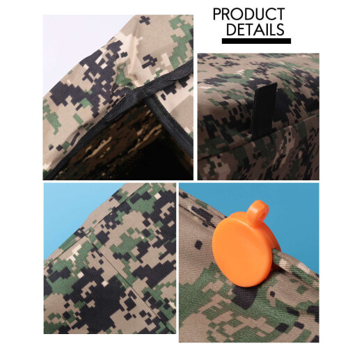 Foldable Target Box Aim Practice Tool Sling Shot Ammo Recycle Archery Target Case with Silicone Target Buffer Cloth 2