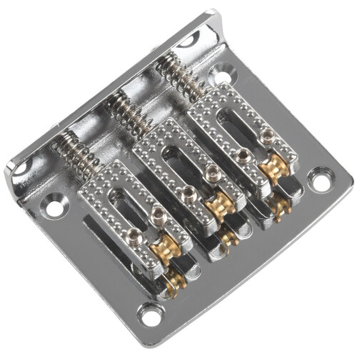 3 String Guitar  String Bridge Bridge Pull String Hard Tail Guitar Bridge Tail 3 String Guitar Replacement Silver 2