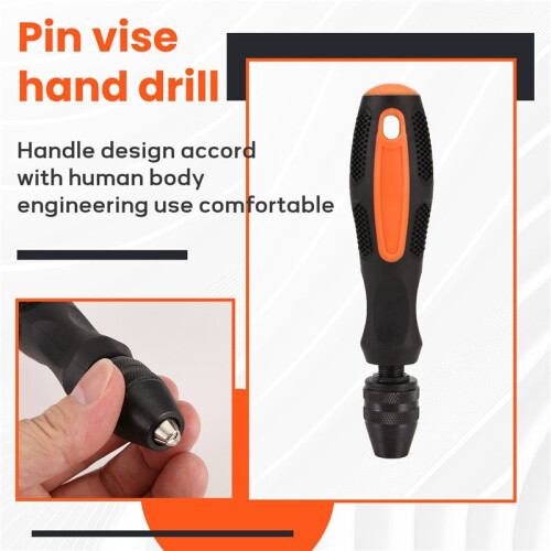 0.5-8mm  Hand Drill with Keyless Chuck Pin Vise Model Hand Drill 1