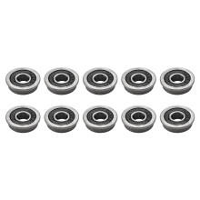 10 PeçAs F695-2RS Rolamentos 5X13X4Mm Flangeados em Miniatura Rolamentos de Esferas Profundos F695RS para Impressora 3D VORON Mobius 2/3