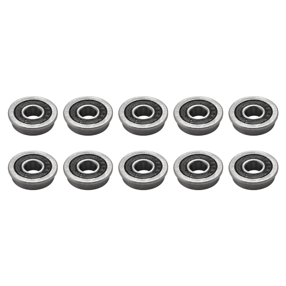 10Pcs F695-2Rs Bearing 5X13x4mm Flanged Miniature Deep Bearings F695rs For Voron Mobius 2/3 3D Printer 4711640086427