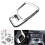 for  3008 Chrome Replacement Gear Shift Box Cover Trim Sticker Decoration Frame Interior Accessories 2