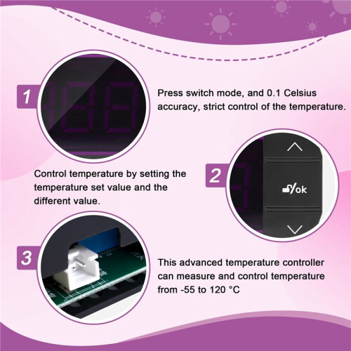 STC-3000 110V-220V 30A Press Digital Temperature Controller Thermostat with Sensor Controlling Tool 1