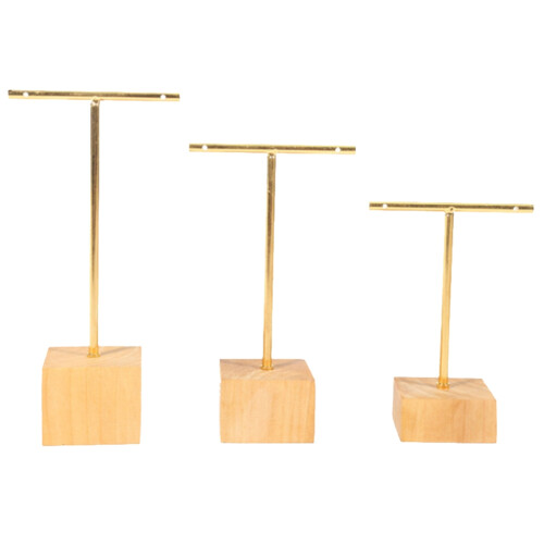 3 Pezzi Moda T-Bar Espositore per Gioielli Espositore per Orecchini, Orecchini Appesi per Organizer