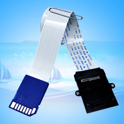 to  Card Extension Cable Card Read Adapter Flexible Extender Micro- to /SDHC/SDXC Memory Card Extender Linker