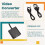 Micro- to VGA Adapter Cable 1080P Video Converter with Audio Jack USB Power Cable for  Camera Raspberry Pi 4 2