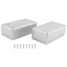2 Stuks 125B/1590N1 Aluminium Case Gitaar Stompbox & Pedaal Behuizing voor Gitaar Effect Pedaal Project