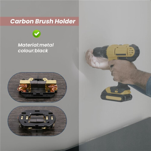 Cordless Drill Carbon Brush Holder with Brushes for  Cordless Drill DCD730 DCD735 DCD780 DCD785 2