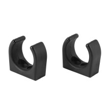 2 Pcs Nylon Ladder Clip Boat Hook Clip for Size 1-1/4Inch Diameter Per Set UV Marine Accessories Yacht Boat,Black