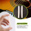 6 String Acoustic Bone Bridge Guitar Slotted Saddle Guitar Parts(Pack of 2) 4