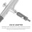 Airbrush Quick Disconnect Coupler Release Fitting Adapter med 5 Hankopplingar, 1/8 Tum MF 5