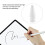 4 Pack Replacement Tip for  Pencil Nibs for  Pencil 1St & 2Nd Generation (White) 3