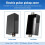 PlastföRseglad Humbucker Pickup Lock Passar SQ ST Pickup Gitarrdelar (Svart) 7