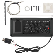 4-Bands EQ Equalizer Piezo Pickup för EQ-7545R Pre-Amp Akustisk Gitarr Preamp Tuner