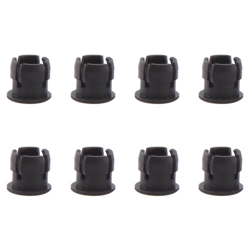 100 StüCk Schwarzer Kunststoff 5Mm LED Clip Halter Display Panel Mount FäLlen 2