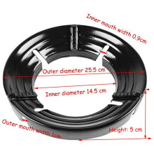 -Saving Cover Gas Stove Cover Windshield Wok Ring Non Slip Stove Stainless Iron Fire Stove Cover Kitchen Wok