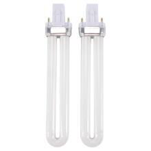 New Professional Electronic 2pcs 365nm 9W Nail Dryer UV Lamp Light Bulb Tube Replacement Art Nail Polish Manicure