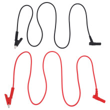 Pair Banana Plug to Alligator Clip Test Lead Crocodile Clip Lab Test Cable with Banana Plug Heavy Duty 1M Long for Multimeter