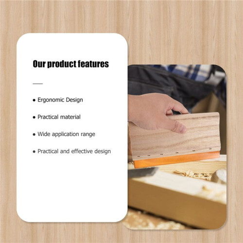 8 inch Silk Screen Printing Press Squeegee Single 70 Durometer Ink Scraper Tools 2