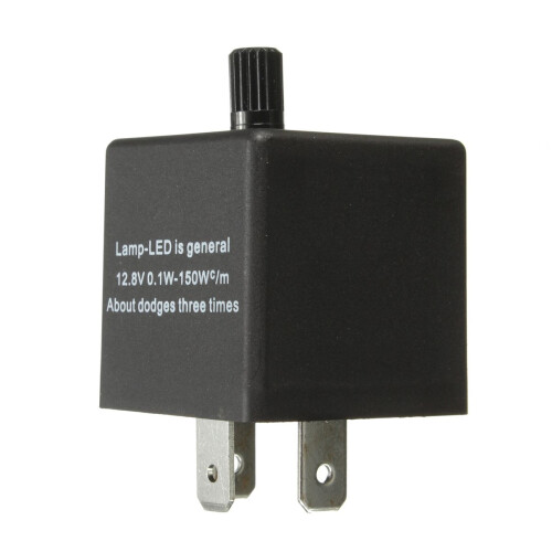 12V 3 Pin LED Adjustable Car Flasher Flash Relay For Turn Signal Light Indicator 2