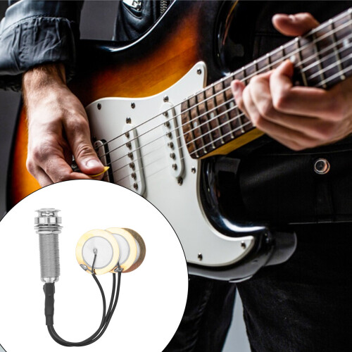 Captadores de Transdutor de Microfone de Contato Piezo 3 com Conector de Pino Final para Kalimba 2