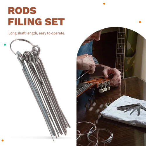 Gitarr Mutter SpåR Bro Pin HåL SpåR Filsats SåGstäNger Filningsset Luthier 1