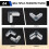 4 Pieces Clear Safety Soft Plastic Table Desk Corner Guard Protector 5