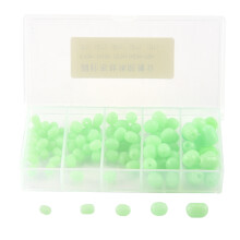 100pcs Oval Soft Luminous Fishing Beads Sea Fishing Lure Floating Float Tackles
