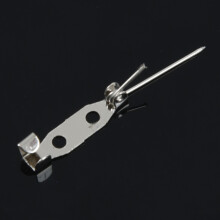 30 Brooch Bar Backs Safety Pins Catch Findings Small 20mm