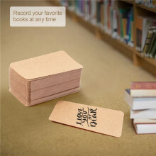 100pcs Blank paper Business Cards Word Card Message Card DIY Gift Card