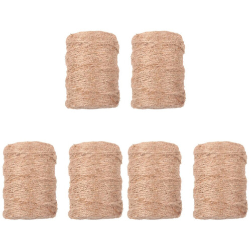 6 Jute Seil Beige Robust Für Geschenke Und Basteln 1