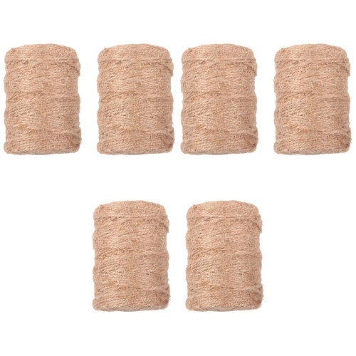 6 Jute Seil Beige Robust Für Geschenke Und Basteln 2