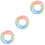 3Stk Sommer Schwimmringe, Aufblasbare Ringe, Pool Party 7