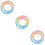 3Stk Sommer Schwimmringe, Aufblasbare Ringe, Pool Party 11
