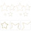 12Stk DIY Ringe Gold Metall Robust Für Macrame Handwerk 10