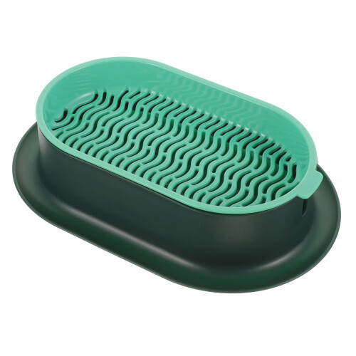 3Pcs Home Use Dark Green Cat Grass Hydroponic Planting Box Plastic 1