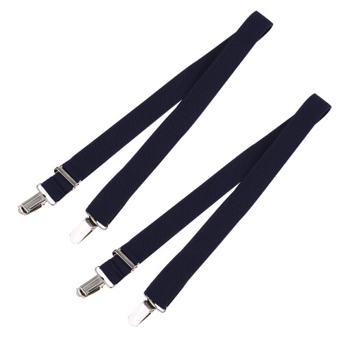 6Stk Handschuhhalter Kinder Elastisch Dunkelblau Mit Mützenclip