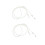 6Stk Weiße Eyeglasses Accessories Modische Kette Strap Haltbar 1
