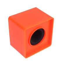 3Stk Mic Logo Station Orange ABS Für Reporter Mit Großer Logo-Fläche