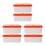 6Stk Feuchttuchbox Orange, Wiederverwendbar Und Schutzdeckel 3