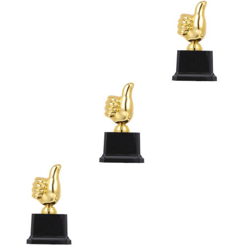 3Stk Kunststoff Trophäen Kinderbunte Mini Preise Für 2