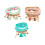 6Sets Kreative Boho Perlenarmbänder Hand Schmuck Farben 1