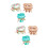 6Sets Kreative Boho Perlenarmbänder Hand Schmuck Farben 7