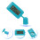 4Pièces Thermomètres Digital Reptile Vert Facile À Installer 8
