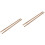4Stk Bambus Drum Sticks Khaki Umweltfreundlich Mit Griff 3